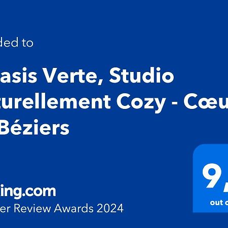 L'Oasis Verte, Studio Naturellement Cozy - Coeur De Béziers Exterior foto